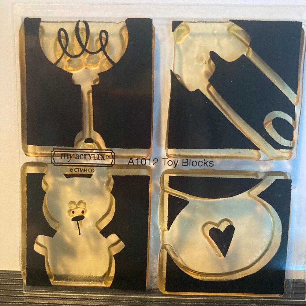 Close to My Heart My Acrylix Stamp Set – Toy Blocks A1012